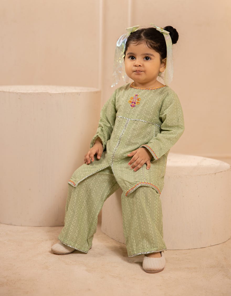 GREEN LAWN EMBROIDERED 3PC STITCHED