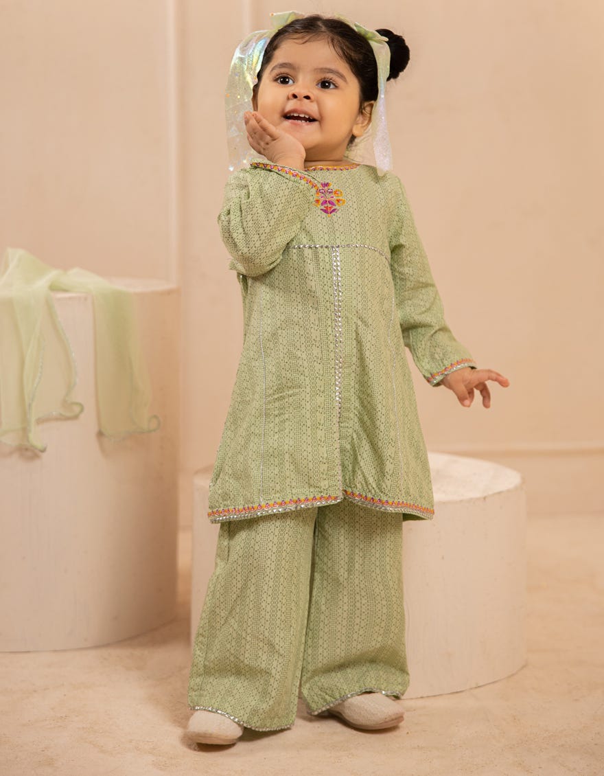 GREEN LAWN EMBROIDERED 3PC STITCHED