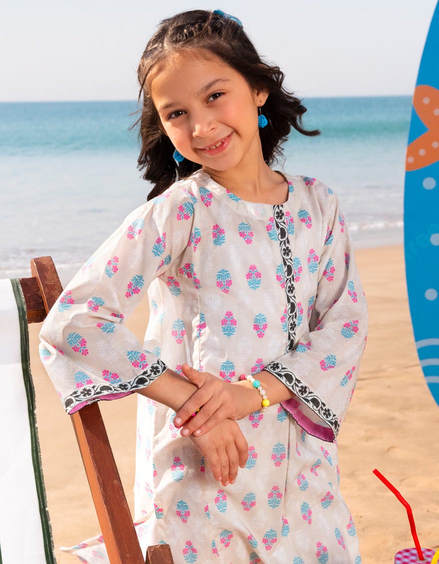 MULTICOLOR LAWN PRINTED KURTI | JGLK-S-JGS-25-2526