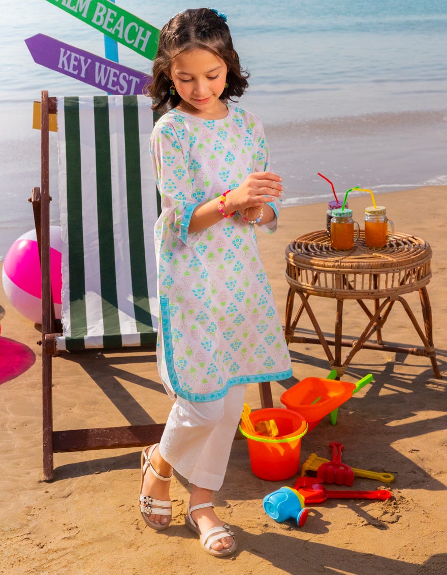 MULTICOLOR LAWN PRINTED KURTI | JGLK-S-JGS-25-2528