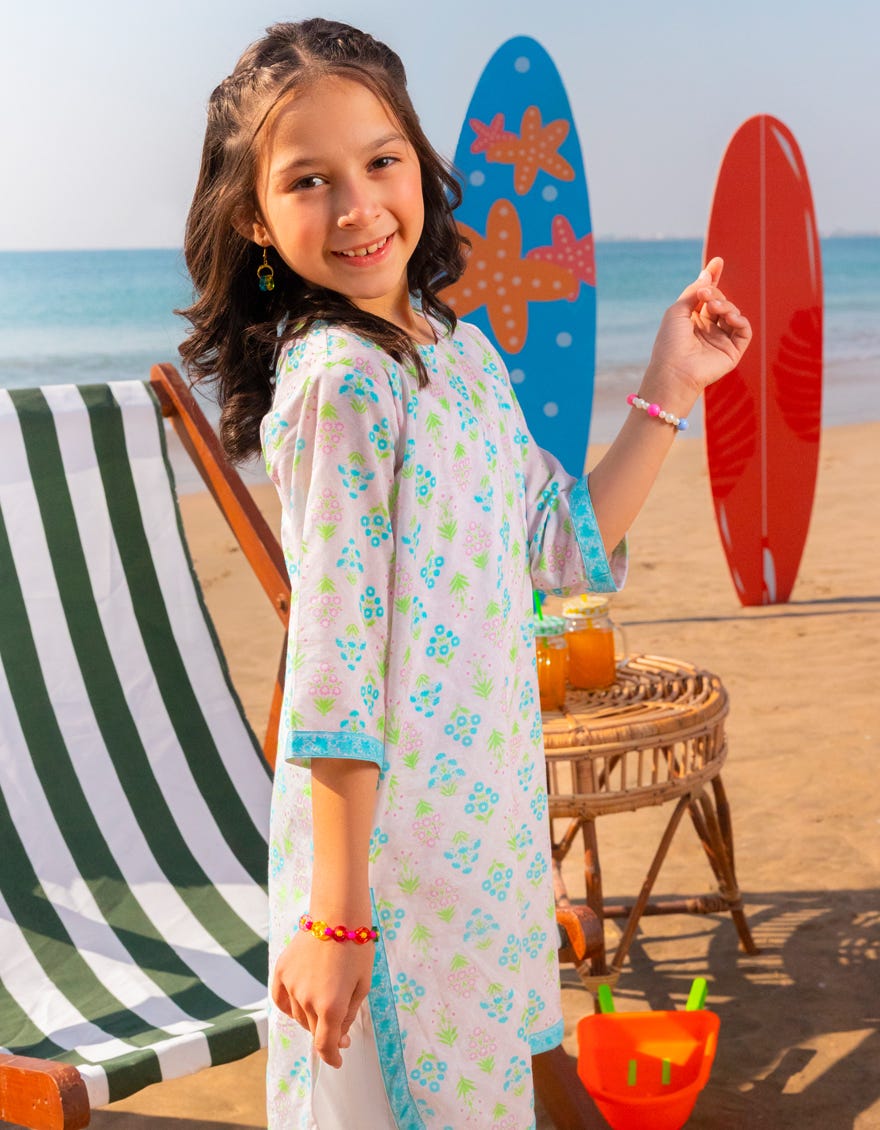 MULTICOLOR LAWN PRINTED KURTI | JGLK-S-JGS-25-2528