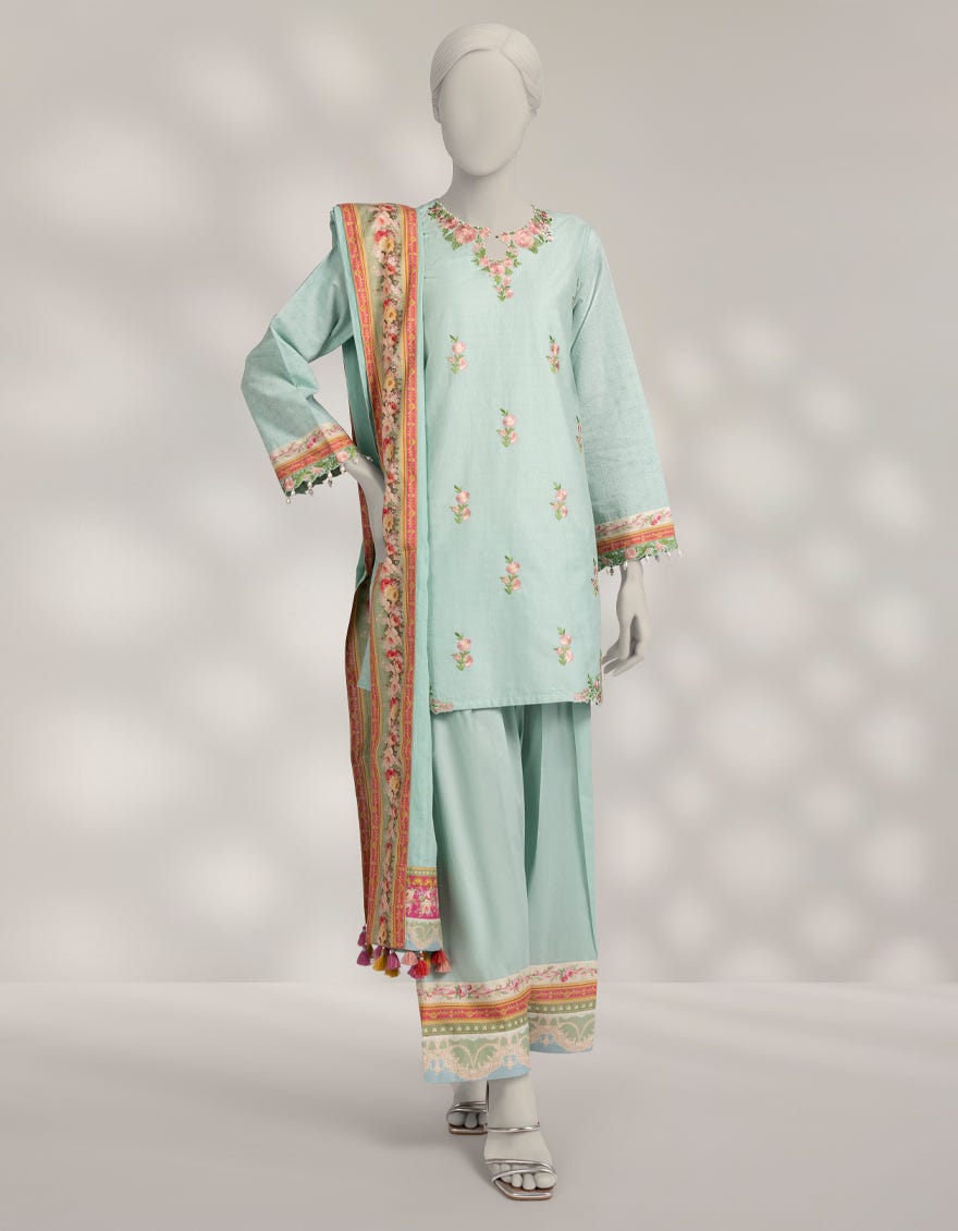 green-dobby-embroidered-3pc-stitched-jls25319s