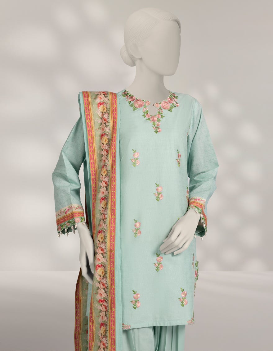 green-dobby-embroidered-3pc-stitched-jls25319s