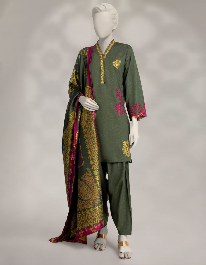 green-karandi-embroidered-3pc-stitched-jls25328s