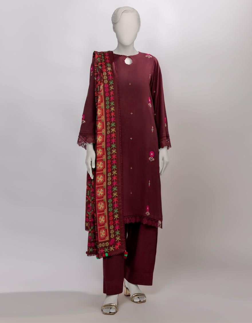 maroon-linen-embroidered-unstitched-3pc-jlu253596u