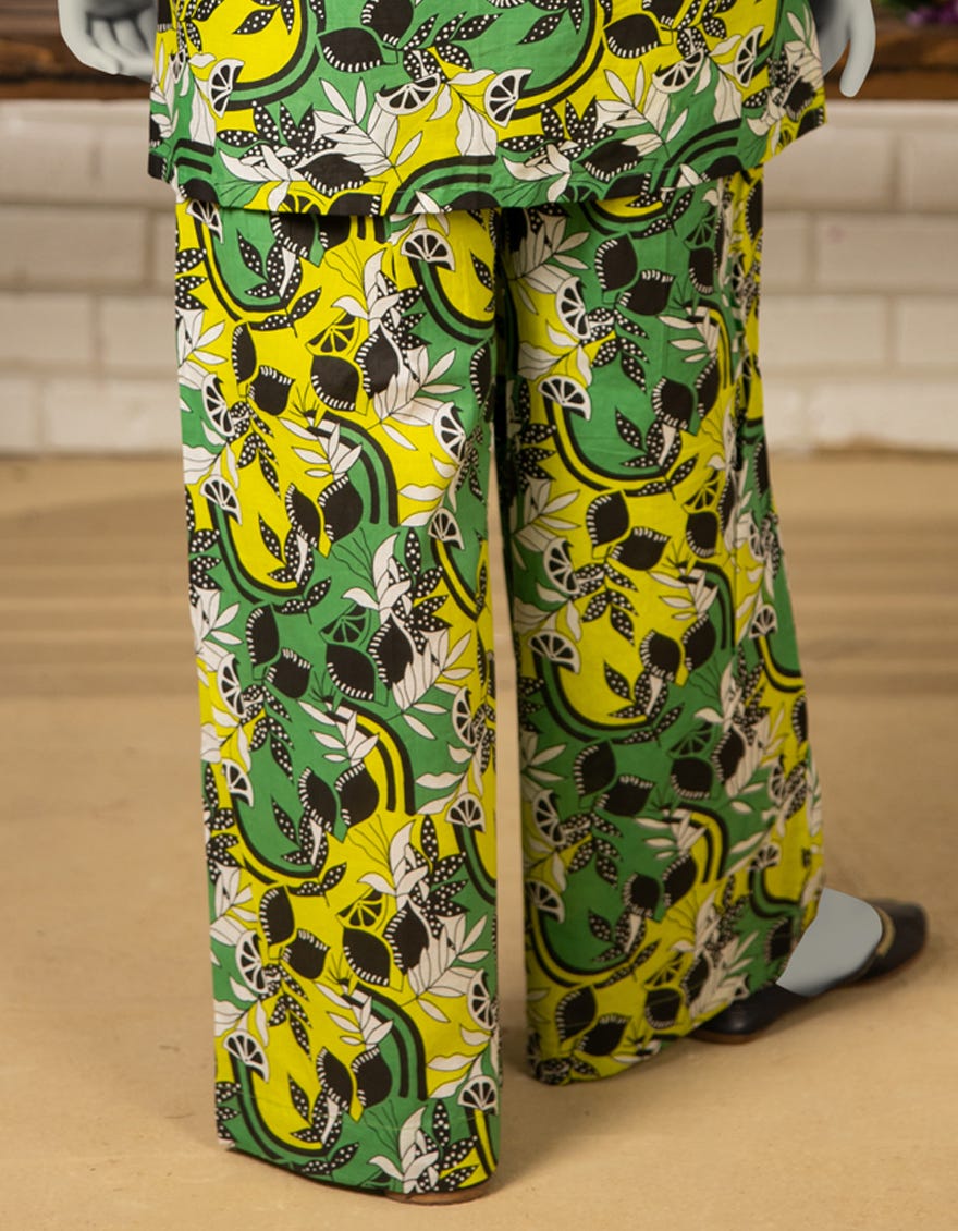 GREEN LAWN PRINTED TROUSERS