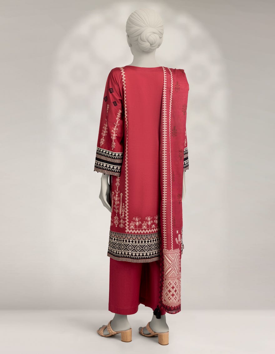 maroon-cambric-printed-3pc-stitched-jls25448s