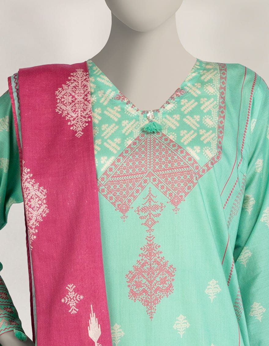 green-cambric-printed-3pc-stitched-jls25449s