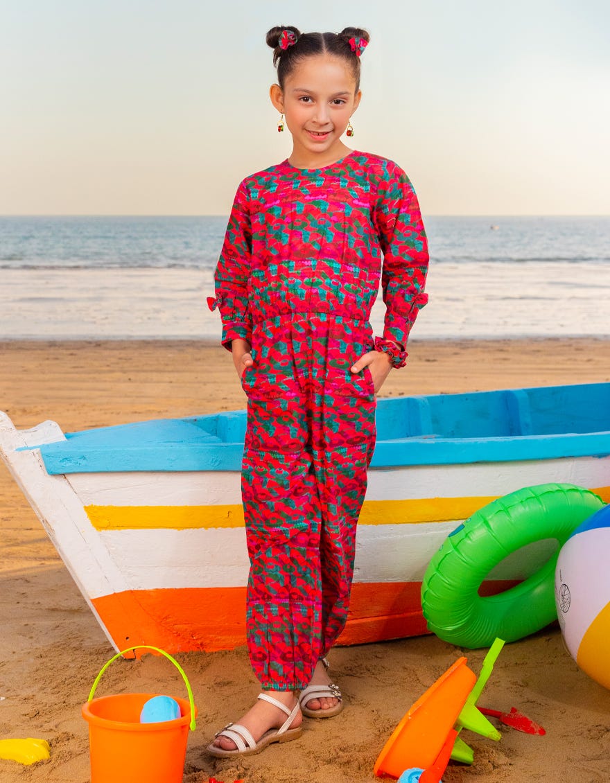 MULTICOLOR LAWN PRINTED 2PC | JGK-S-JGST-25-5603