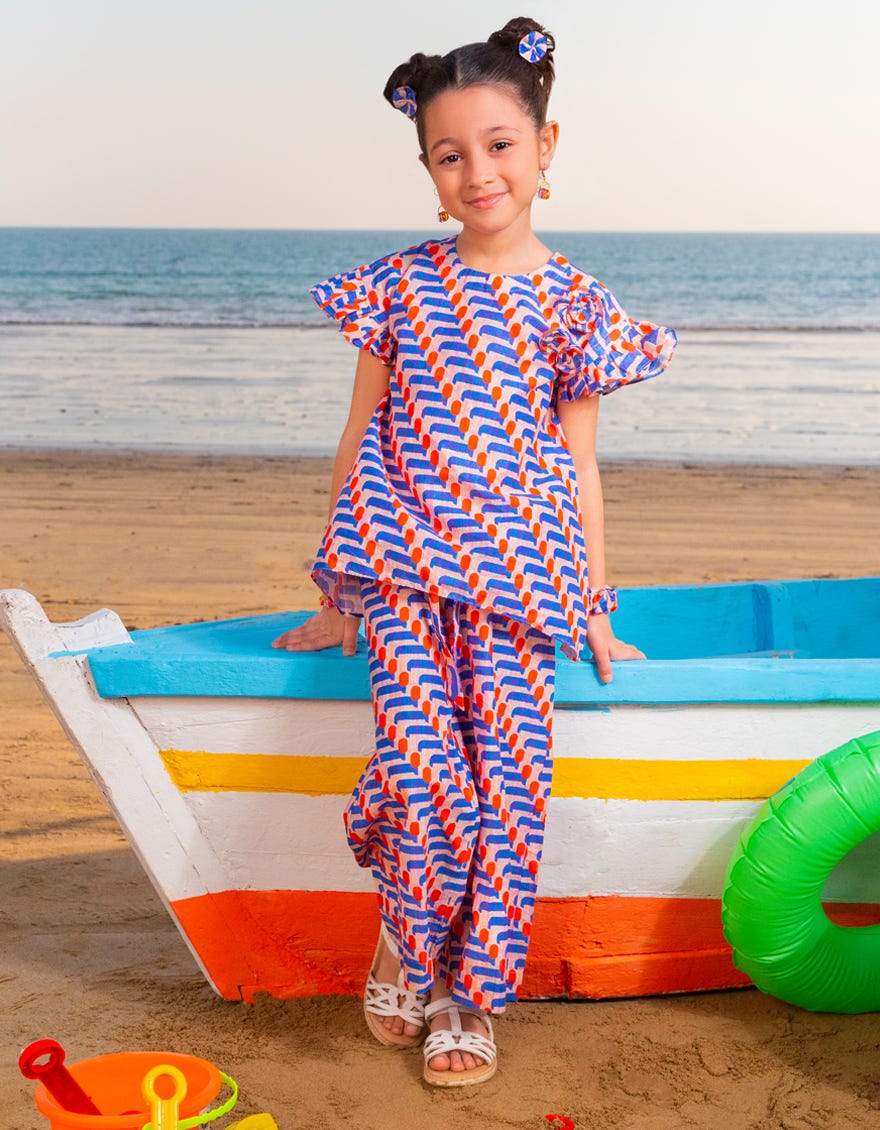 MULTICOLOR LAWN PRINTED 2PC | JGKL-S-JGST-25-5604