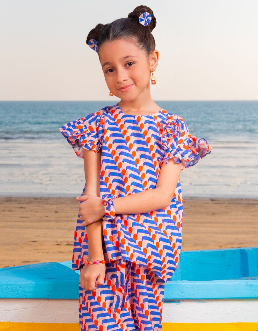 MULTICOLOR LAWN PRINTED 2PC | JGKL-S-JGST-25-5604