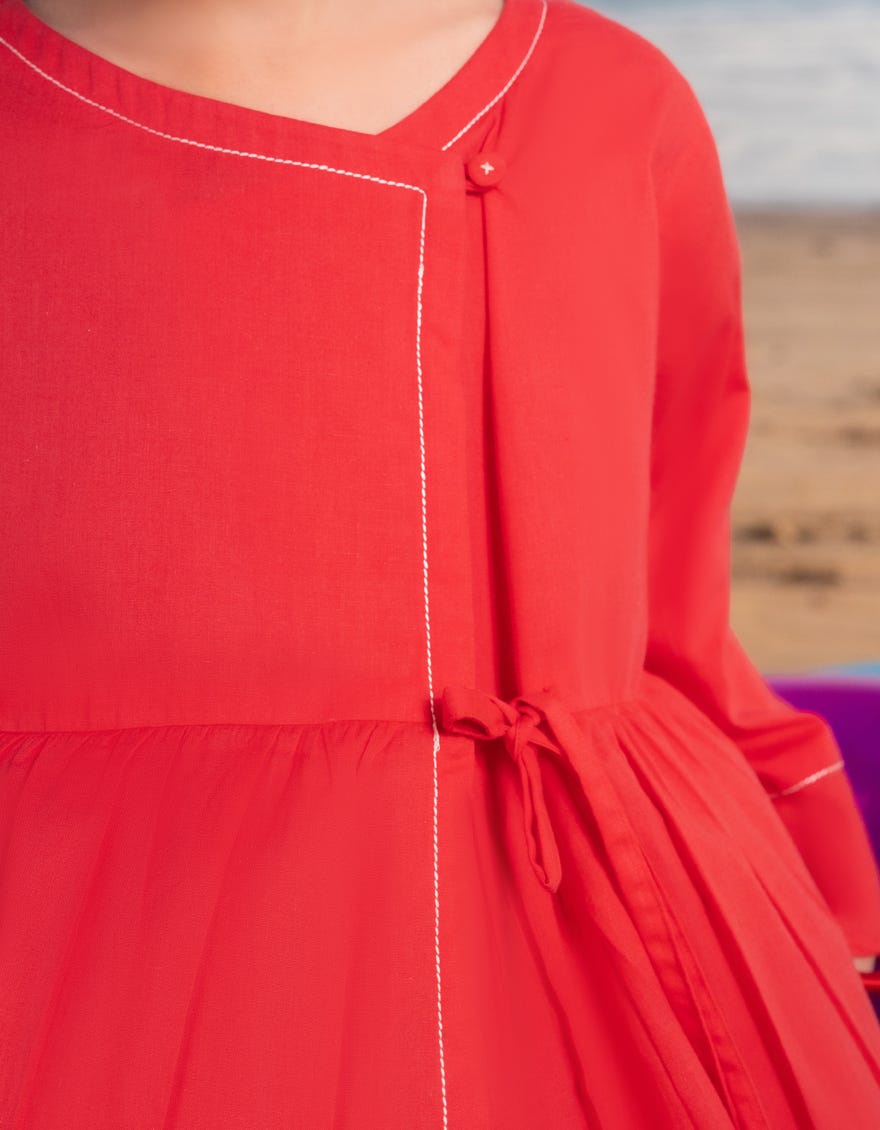 CORAL LAWN DYED 2PC | JGKL-S-JGST-25-5643