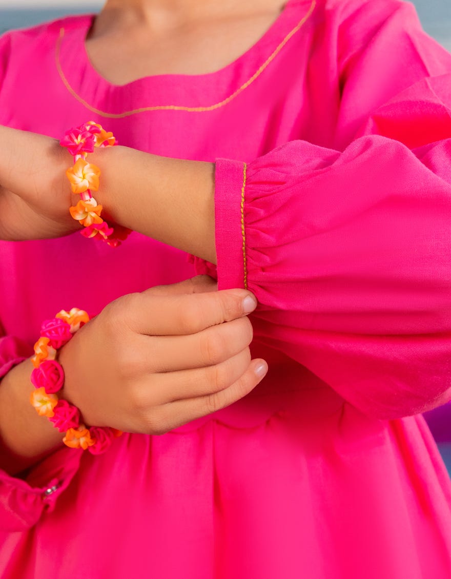 PINK LAWN DYED 2PC | JGKL-S-JGST-25-5644