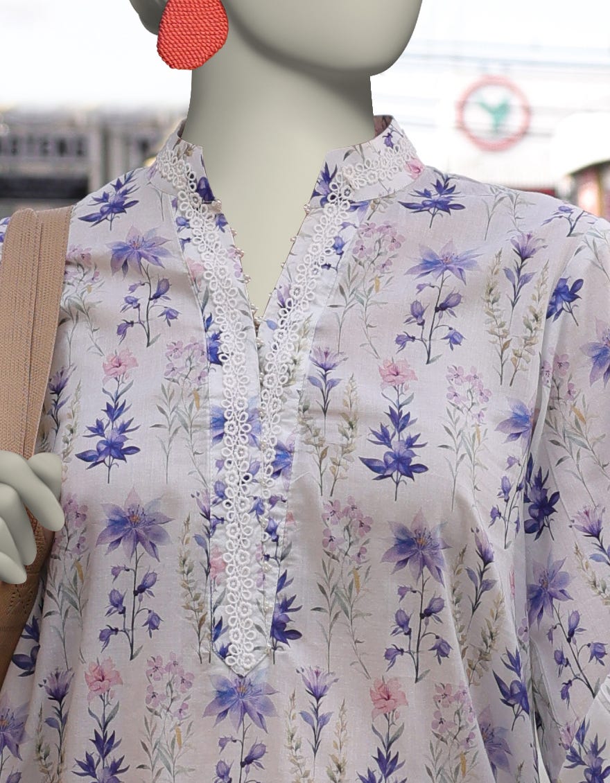 MULTICOLOR LAWN PRINTED UNSTITCHED 1PC | JLAWN-S-JSU-25-913