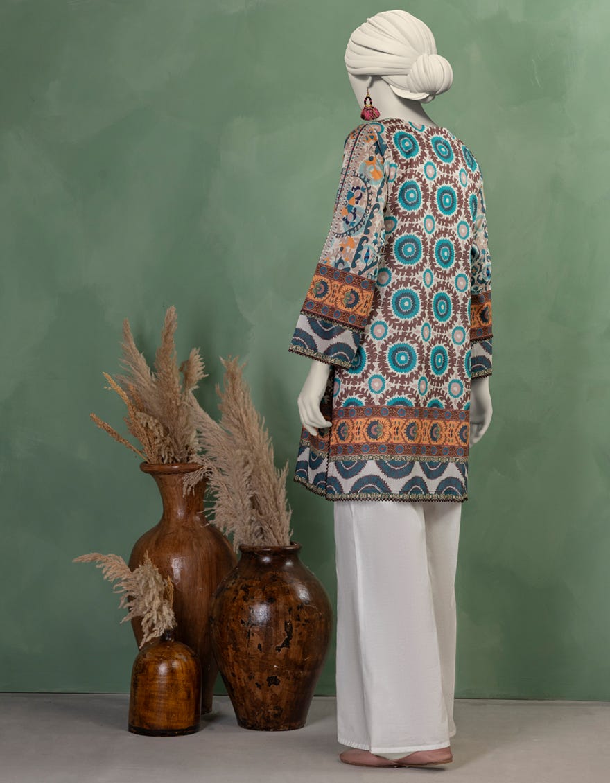 MULTICOLOR LAWN DIGITAL PRINTED UNSTITCHED 1PC