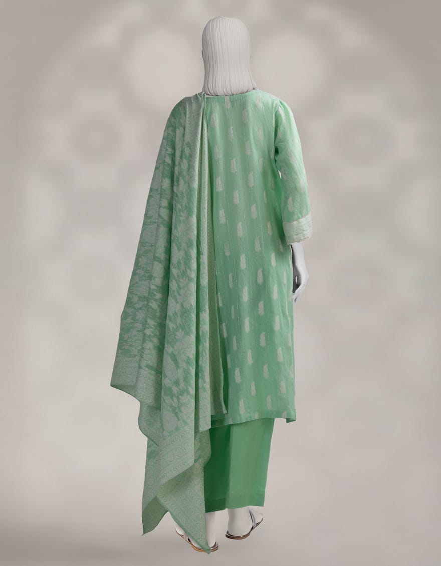 green-jacquard-dyed-3pc-stitched-jl25945s