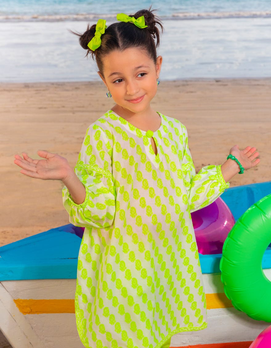 WHITE LAWN PRINTED KURTI | JGLK-S-JGS-25-2501