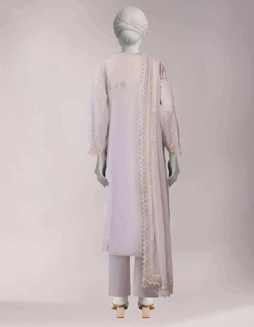 GREY LAWN EMBROIDERED UNSTITCHED 3PC