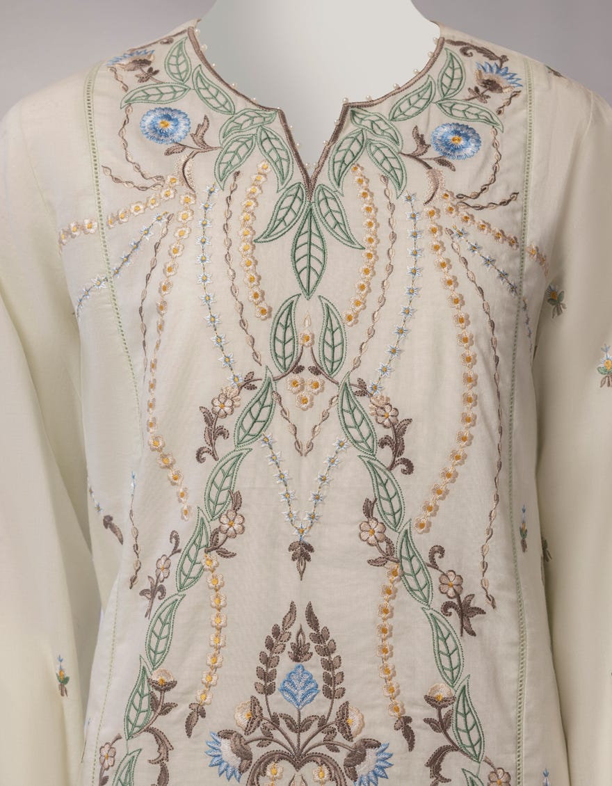 GREEN LAWN EMBROIDERED UNSTITCHED 3PC