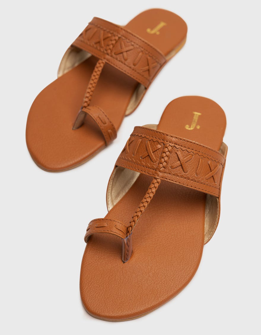 BROWN CHAPPAL