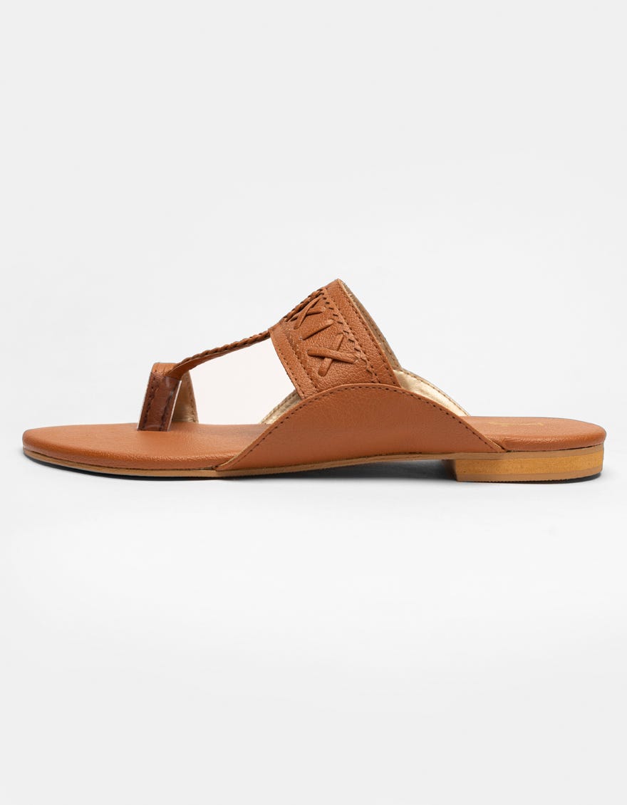 BROWN CHAPPAL