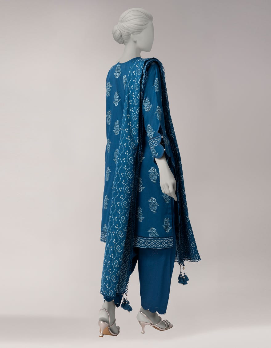 MULTICOLOR LAWN PRINTED 3PC UNSTITCHED