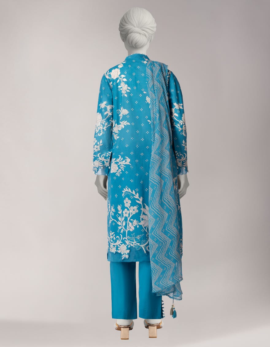 MULTICOLOR LAWN PRINTED 3PC UNSTITCHED