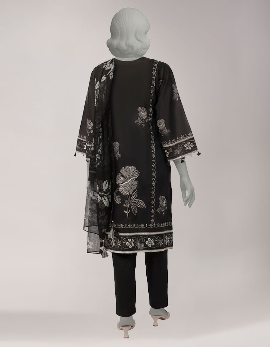 MULTICOLOR LAWN DIGITAL PRINTED UNSTITCHED 3PC