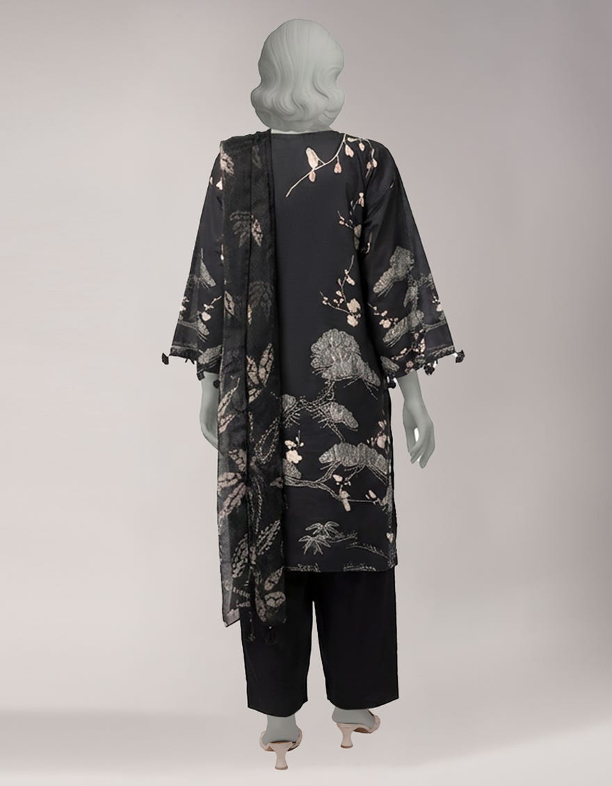 MULTICOLOR LAWN DIGITAL PRINTED UNSTITCHED 3PC