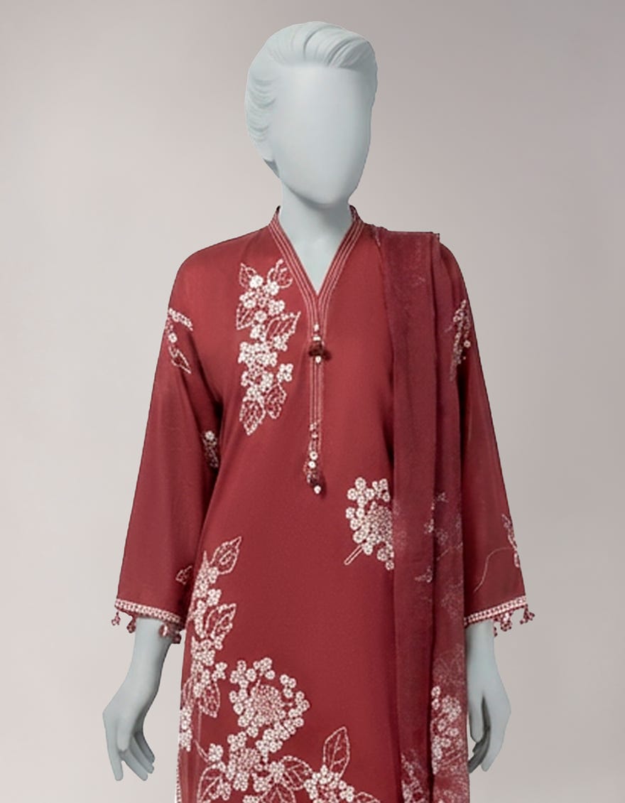 MULTICOLOR LAWN DIGITAL PRINTED UNSTITCHED 3PC