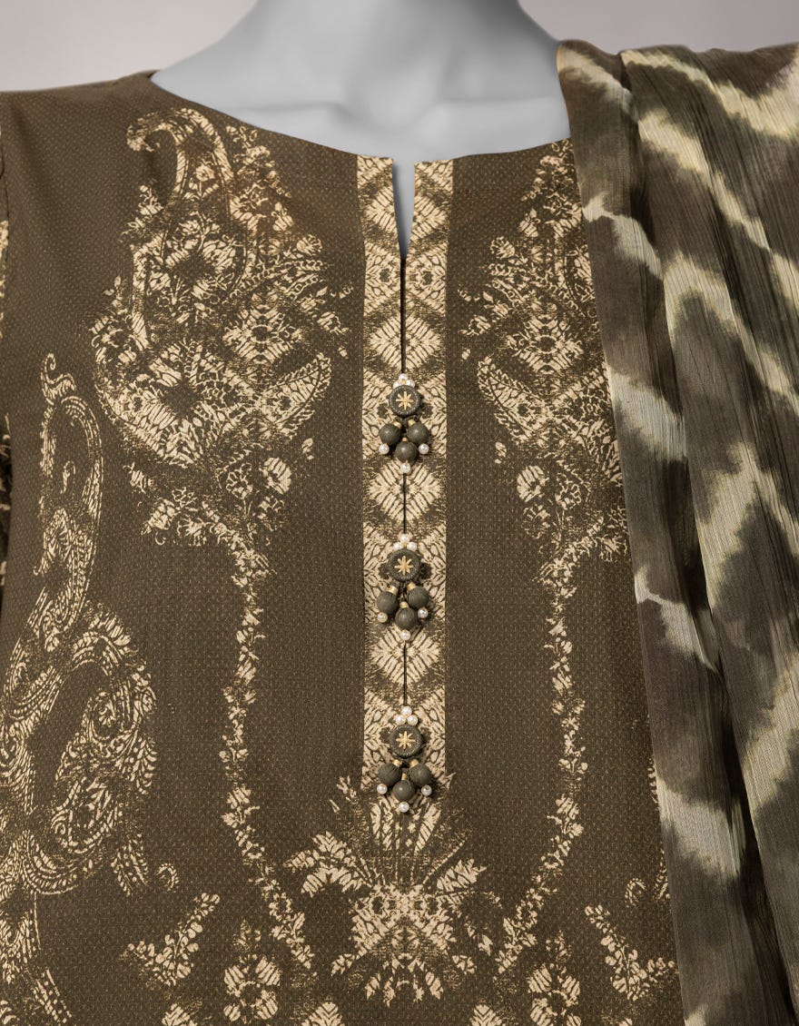 MULTICOLOR LAWN DIGITAL PRINTED UNSTITCHED 3PC