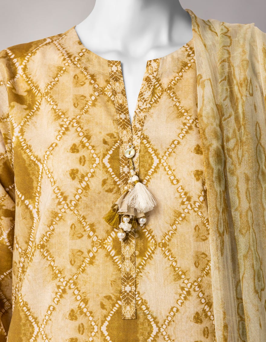 MULTICOLOR LAWN DIGITAL PRINTED UNSTITCHED 3PC