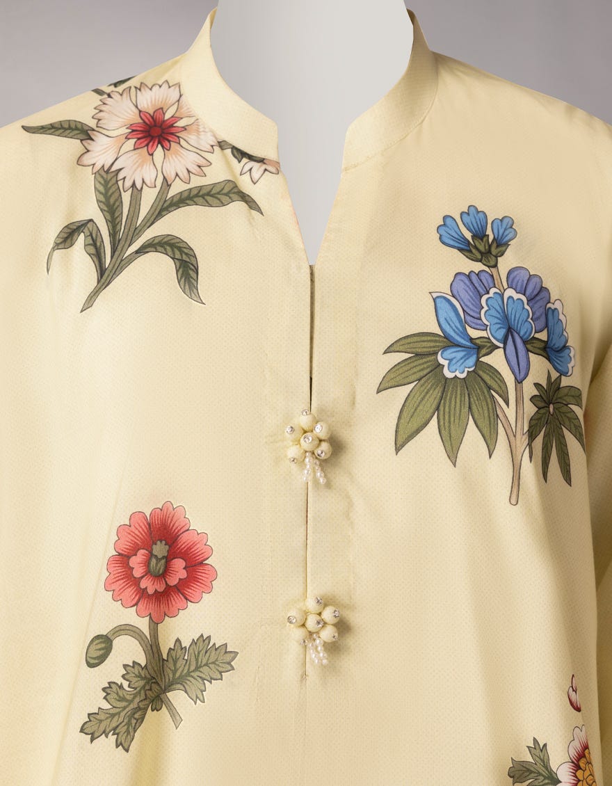 MULTICOLOR COTTON VISCOSE PRINTED UNSTITCHED 3PC