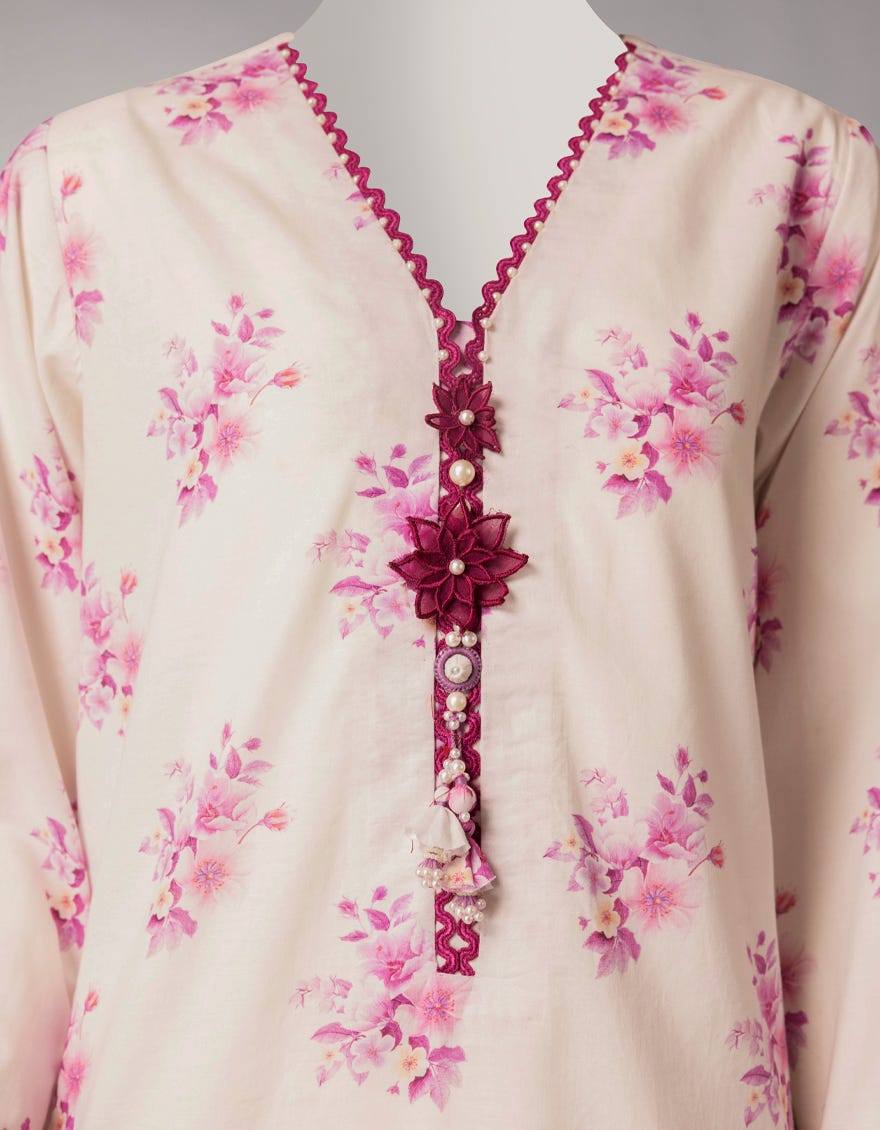 MULTICOLOR LAWN EMBROIDERED UNSTITCHED 3PC