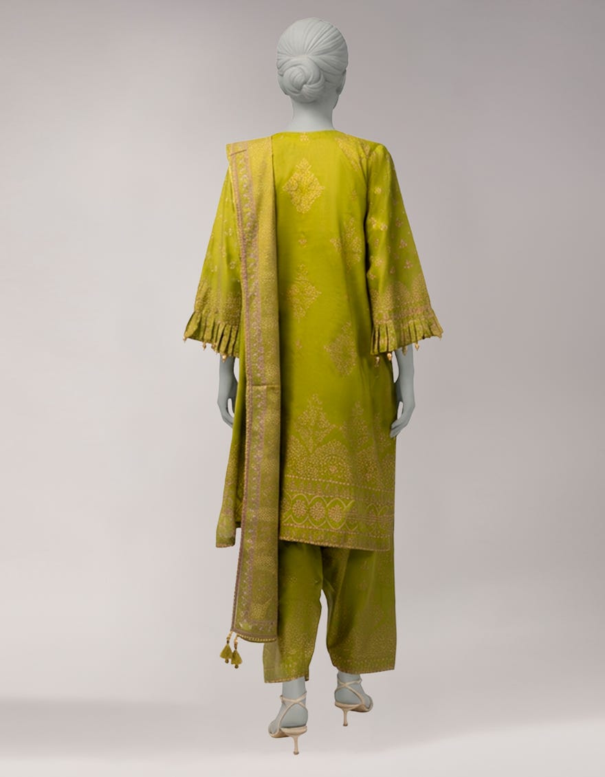 MULTICOLOR LAWN EMBROIDERED UNSTITCHED 3PC