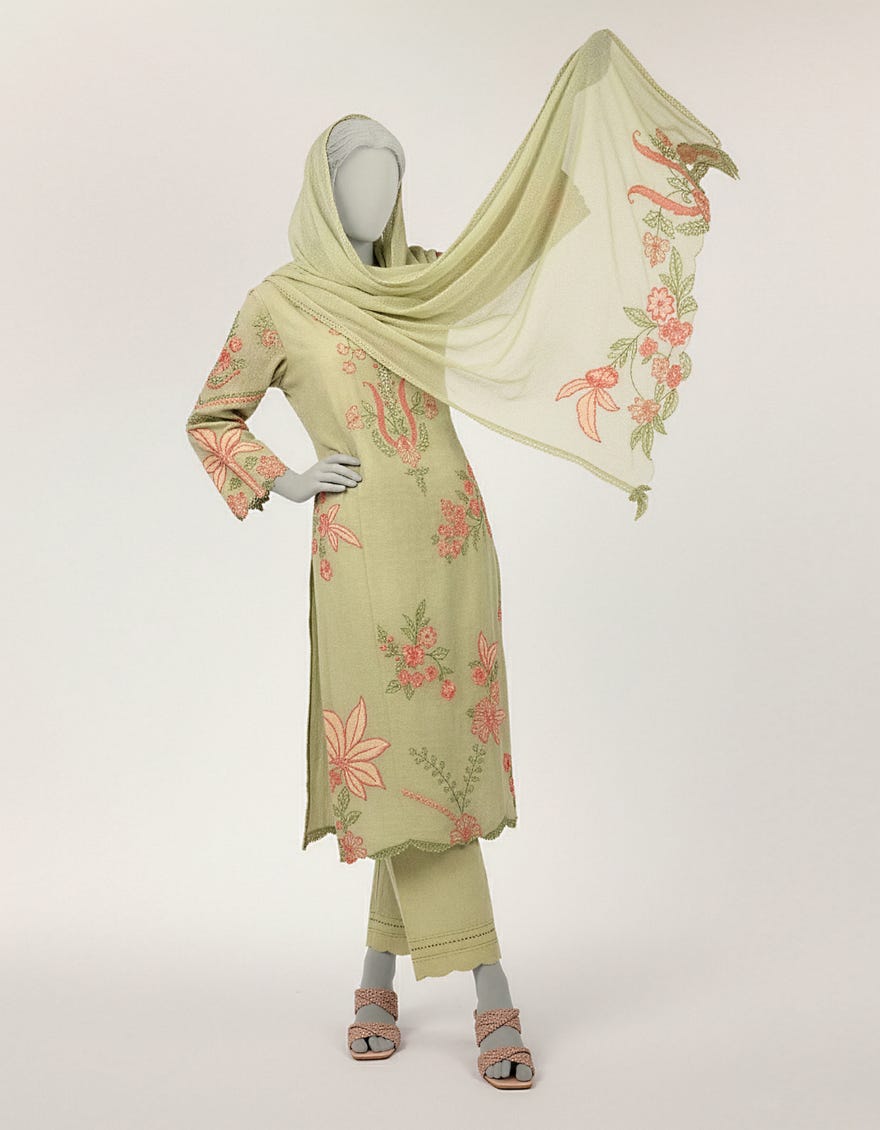 green-cotton-silk-embroidered-stitched-3pc-jls26408s