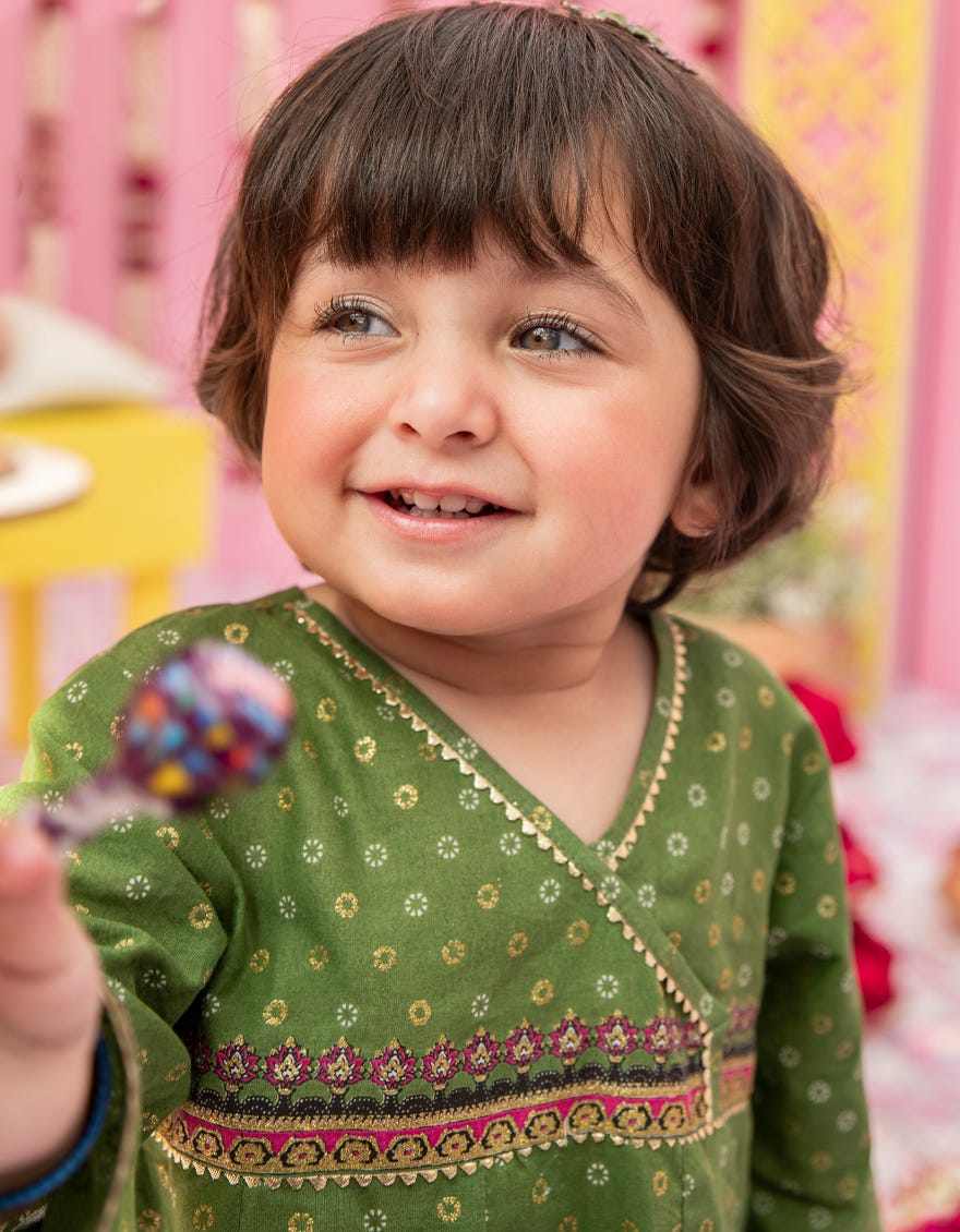 Green Lawn Stitched 2 Piece | Jgkl-S-Jk2-24-5625