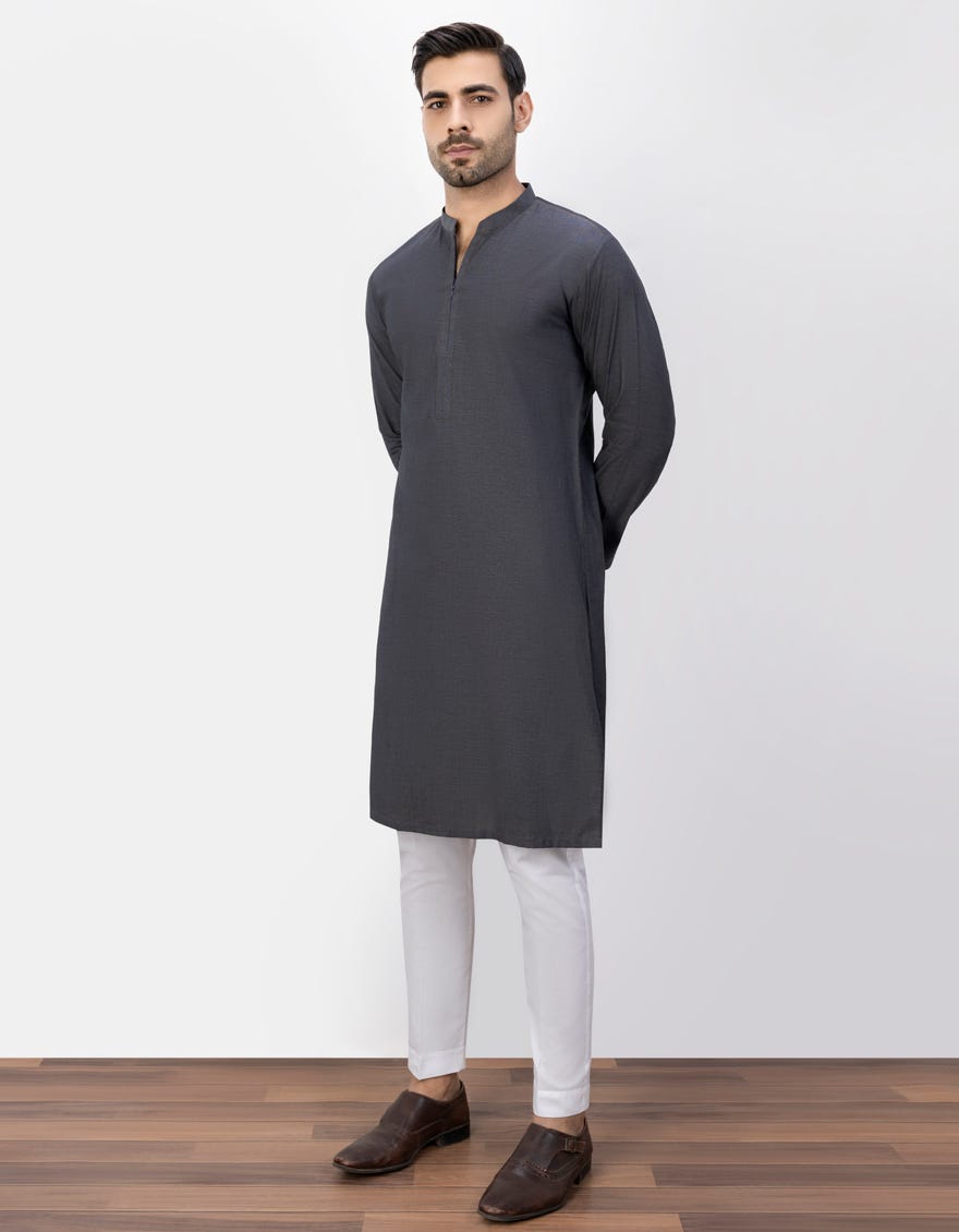 black-cotton-kurta-jjk-s-32805