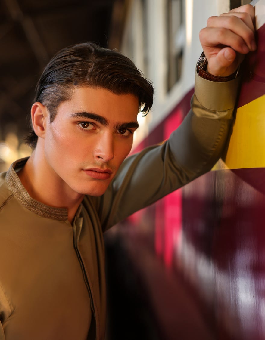 Sage Green Cotton Men's Kameez Shalwar | Jjks-S-32884