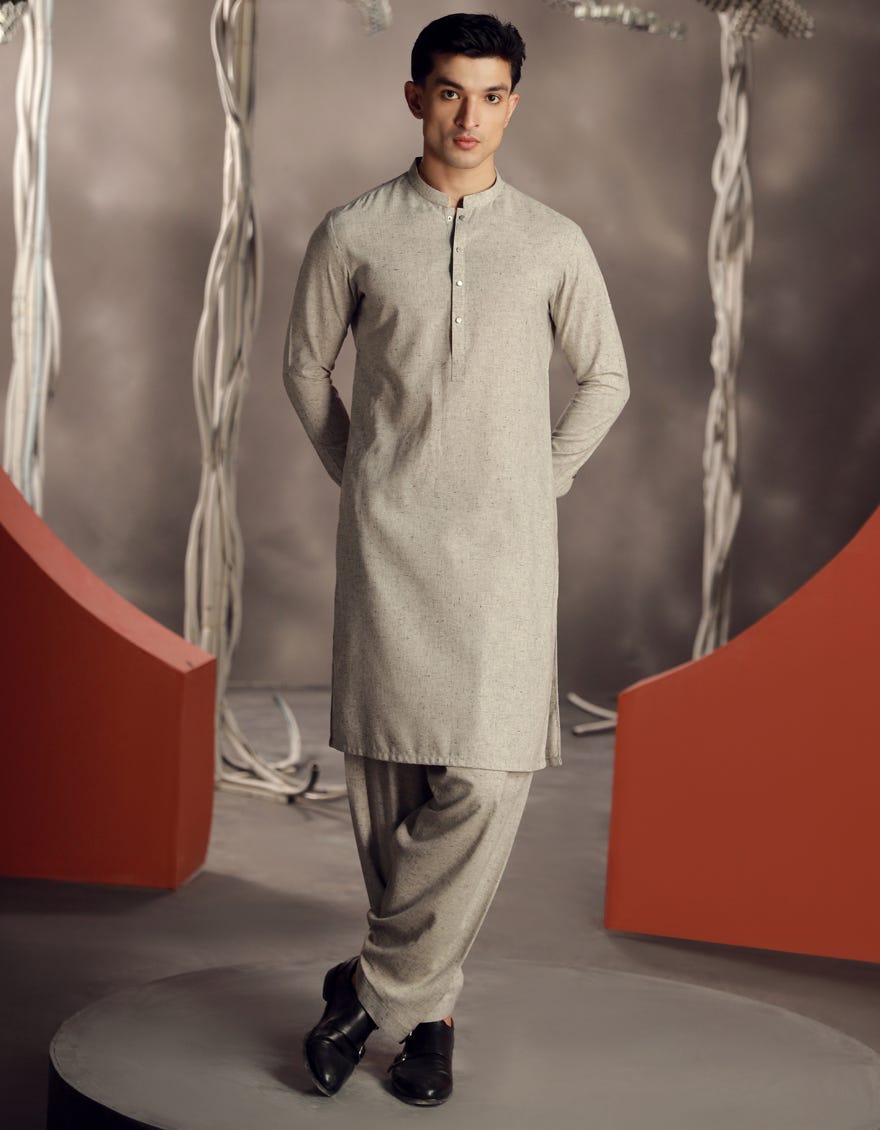 STONE BLENDED KAMEEZ SHALWAR | JJKS-W-33034