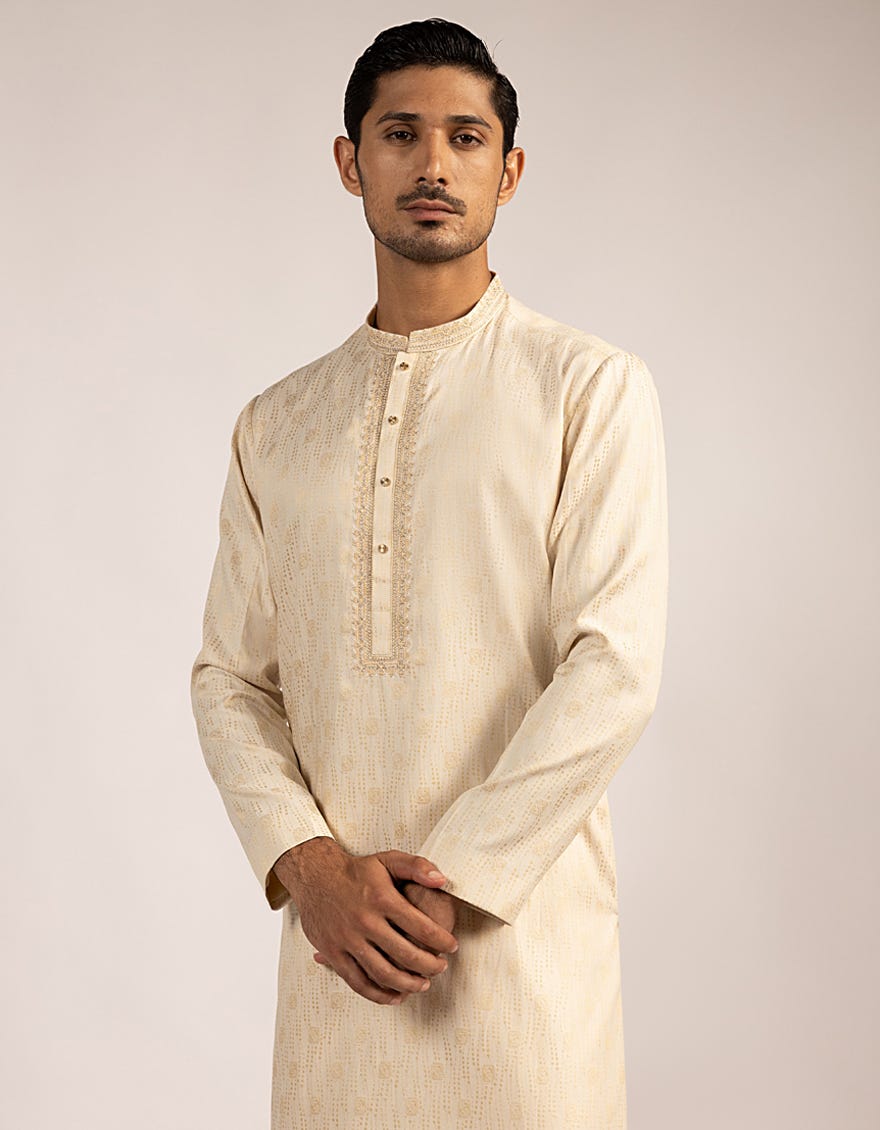 beige-polyester-formal-kurta-jjkspa33527