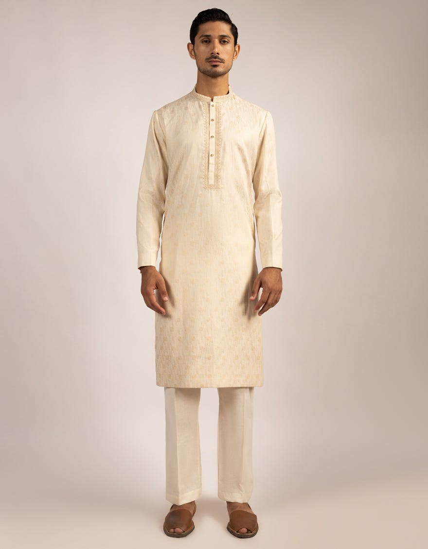 beige-polyester-formal-kurta-jjkspa33527