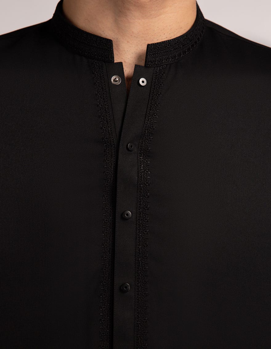 black-blended-semi-formal-kameez-shalwar-jjksa33615