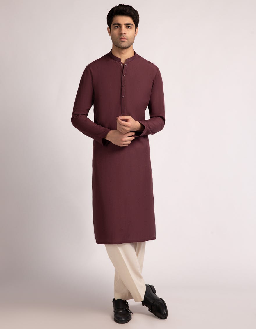maroon-cotton-semi-formal-kurta-jjka33684