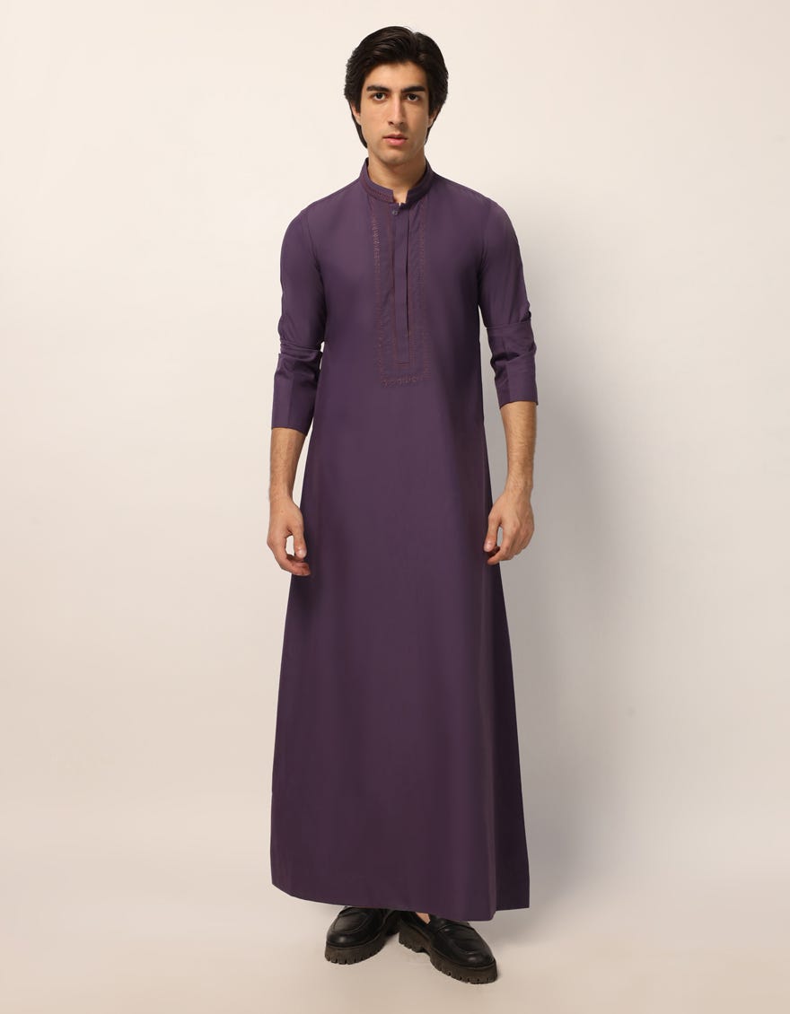 PURPLE SEMI-FORMAL JUBBA