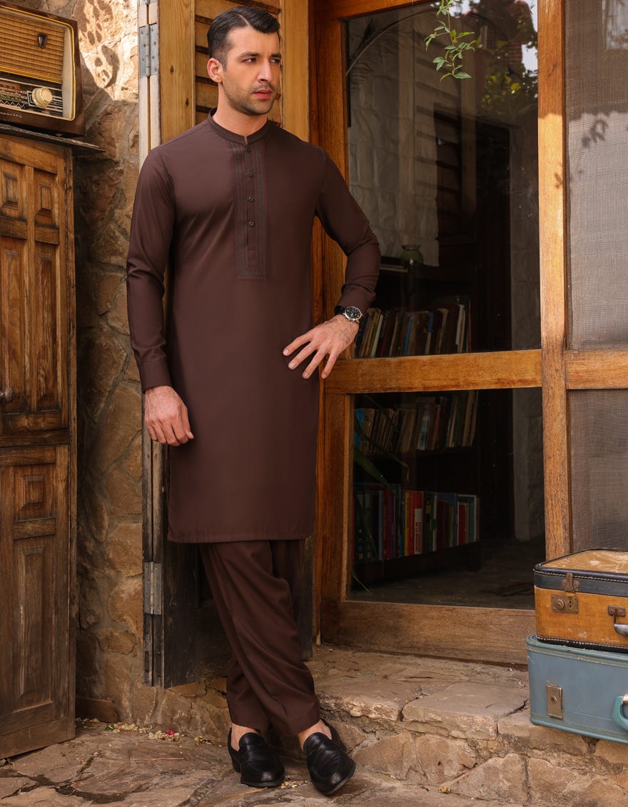 brown-blended-kameez-shalwar-jjks-s-34479