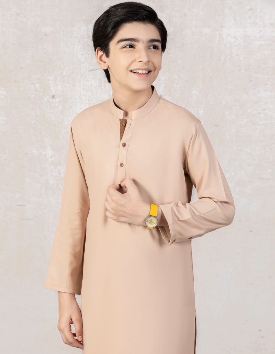 TEA PINK BLENDED KAMEEZ SHALWAR | JCKS-A-35851