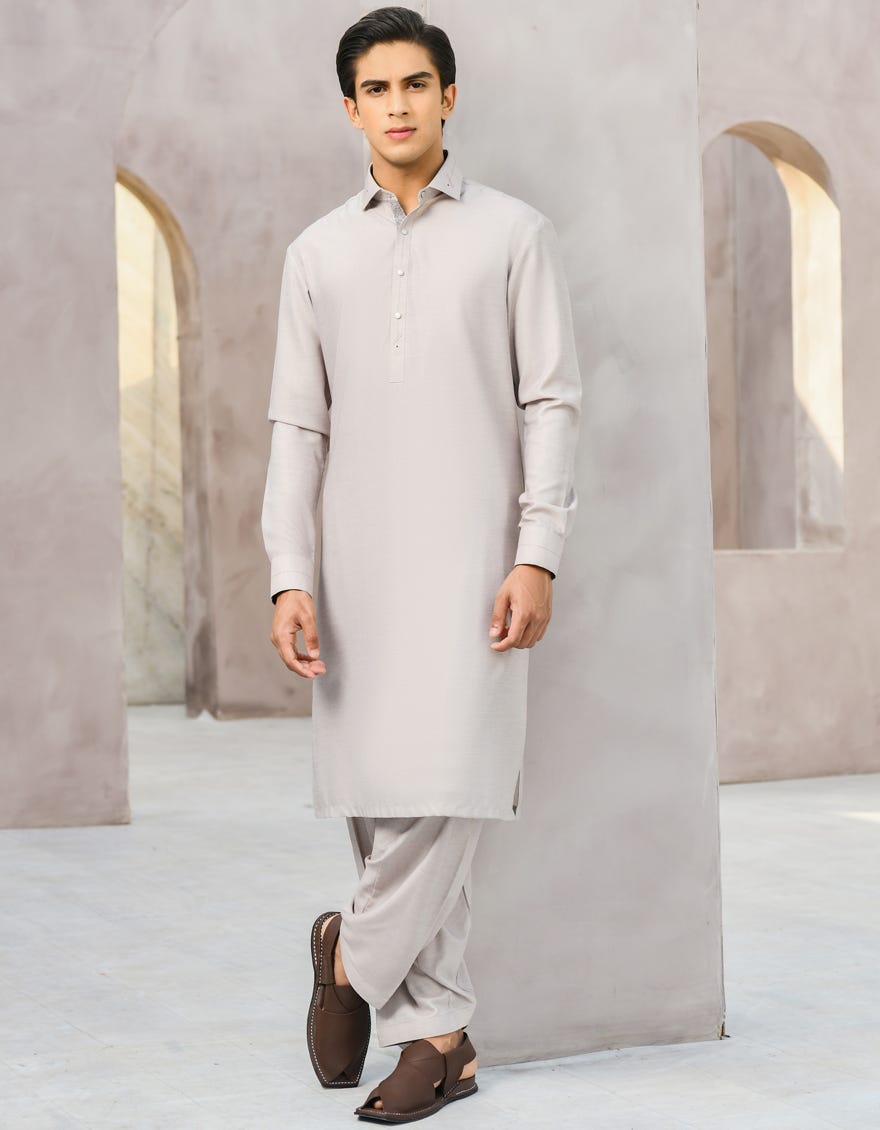 TEA PINK BLENDED KAMEEZ SHALWAR | JTKS-S-35915