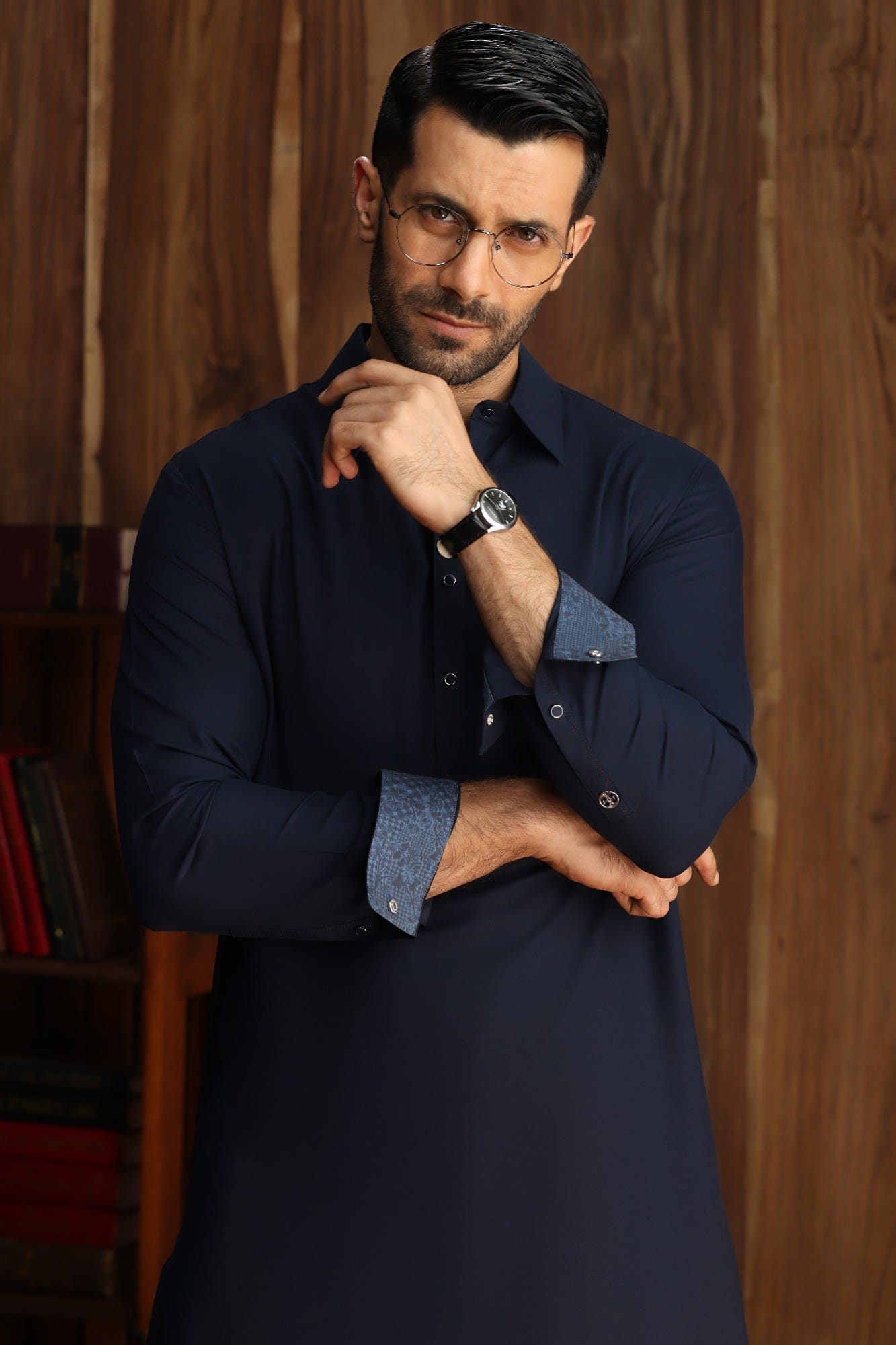 ASPEN - NAVY EXCLUSIVE KAMEEZ SHALWAR