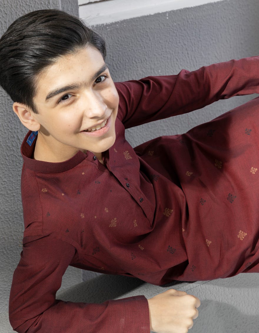 red-cotton-kurta-jck-w-38665